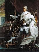 Francois Pascal Simon Gerard Portrait of Louis XVIII oil on canvas